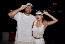 Foto: Taylor Swift y Travis Kelce /cortesía