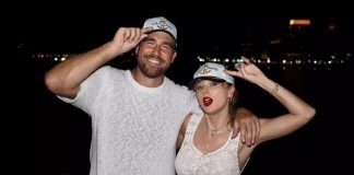 Foto: Taylor Swift y Travis Kelce /cortesía