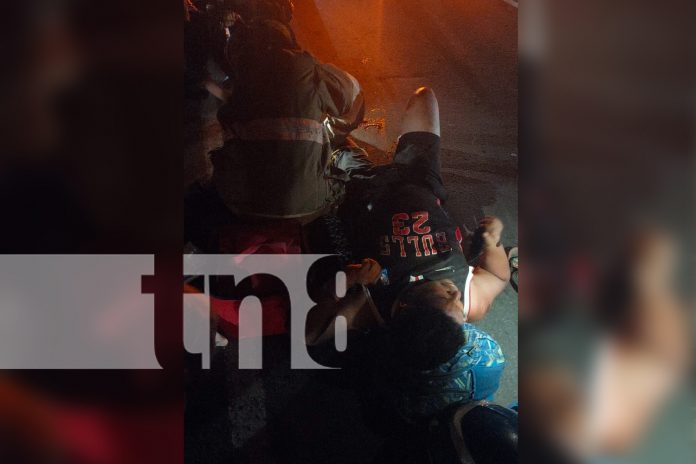 1 Foto: Dos accidentes en menos de 3 horas en Managua dejó un peatón grave y motociclista herido/TN8