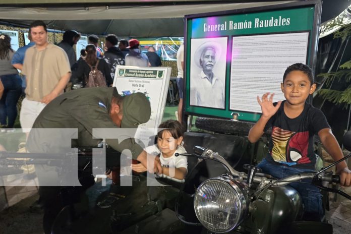Foto: Ejército de Nicaragua deslumbra a las familias con exposición de equipos militares/TN8