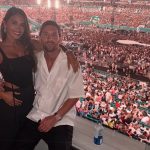 Messi y Antonela brillan durante concierto de Coldplay en Miami Foto: Lionel Messi y Antonela protagonizan momento viral/ Cortesía