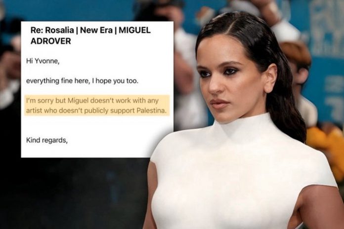 1 Foto: Diseñador español exige apoyo de Rosalía/TN8