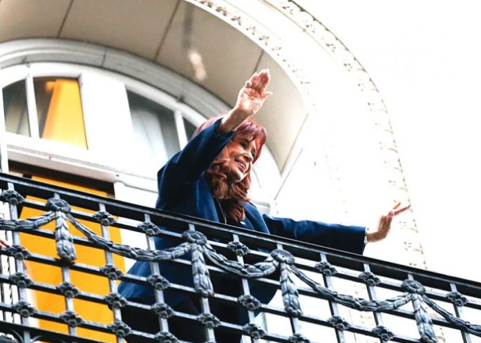 Foto: Cristina Fernández en la mira /cortesía