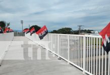 Modernización deportiva en Managua: inauguran puente peatonal en el IND Foto: Modernización deportiva: inauguran moderno puente peatonal en el IND / TN8
