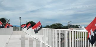 Foto: Modernización deportiva: inauguran moderno puente peatonal en el IND / TN8