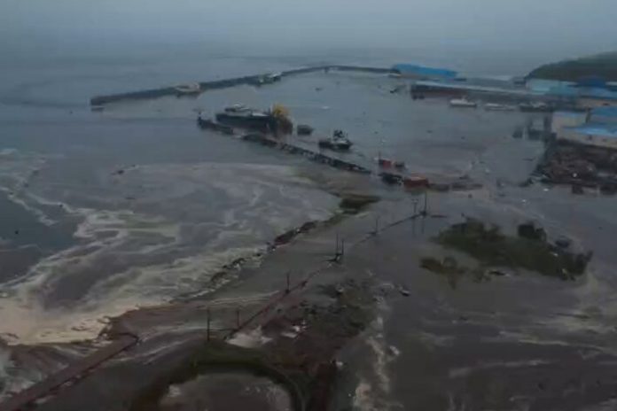 Foto:  tsunami golpea las islas Kuriles tras potente sismo/Cortesía Foto: tsunami golpea las islas Kuriles tras potente sismo/Cortesía