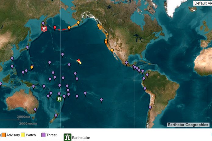 Foto:  alertas de tsunami en Latinoamérica/Cortesía Foto: alertas de tsunami en Latinoamérica/Cortesía