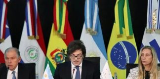 Foto: Milei dinamita la cumbre del Mercosur /cortesía