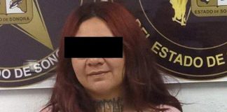 Foto: Mujer arrestada en México /cortesía