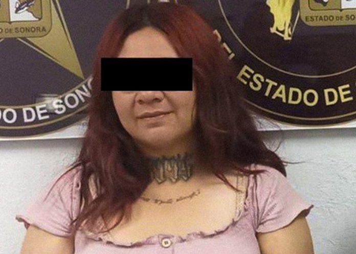 Foto: Mujer arrestada en México /cortesía Foto: Mujer arrestada en México /cortesía