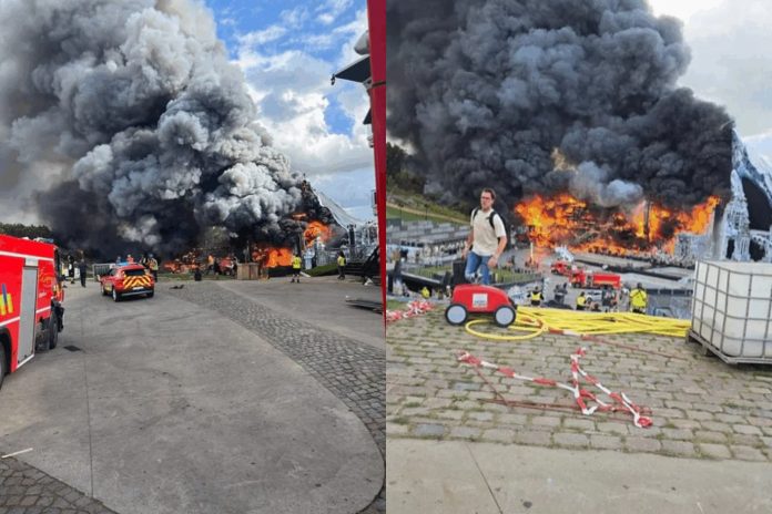 Foto: Escenario icónico de Tomorrowland se consume en llamas /Cortesía