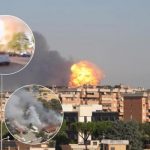 Explosión en gasolinera deja al menos 30 heridos en Roma, Italia Foto: ¡Fuego en Roma! /cortesía