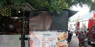 Foto: Cortocircuito casi provoca tragedia en establecimiento de comidas rápidas en Somoto/TN8