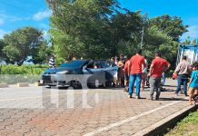 Motociclista lucha por su vida tras brutal choque en Granada-Malacatoya Foto: Fuerte accidente en Granada/ TN8