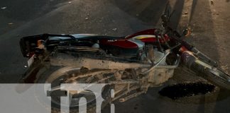 Foto: Tres lesionados deja choque entre taxi y moto en Juigalpa, Chontales/TN8