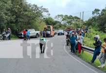 Motociclista pierde la vida en accidente de tránsito en la carretera Matagalpa – Jinotega Foto: Motociclista pierde la vida en accidente de tránsito en la carretera Matagalpa - Jinotega/TN8