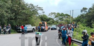 Foto: Motociclista pierde la vida en accidente de tránsito en la carretera Matagalpa - Jinotega/TN8