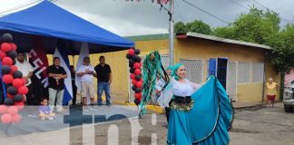 Foto: caponeros y vecinos celebran nuevas calles en el barrio B15 /TN8