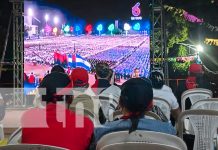Foto: Familias de los barrios de Managua se reunieron para festejar 46 años de revolución/TN8