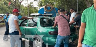 Foto: Conductor se estrella contra cisterna en la carretera Masaya/TN8