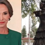 Estatua de Florinda Meza sigue en pie pese a polémica por bioserie de Chespirito