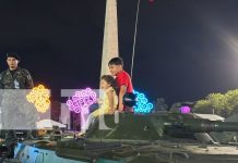 Foto: Familias Capitalinas visitaron la exposición del Ejército de Nicaragua/TN8