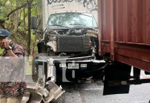 Motociclista muere al quedar prensado entre dos camiones en Totogalpa Foto: Triple choque con saldo mortal en Madriz/TN8