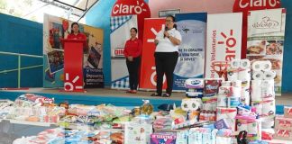 Foto: Claro Nicaragua lleva esperanza y alegría al Hogar Pajarito Azul/TN8