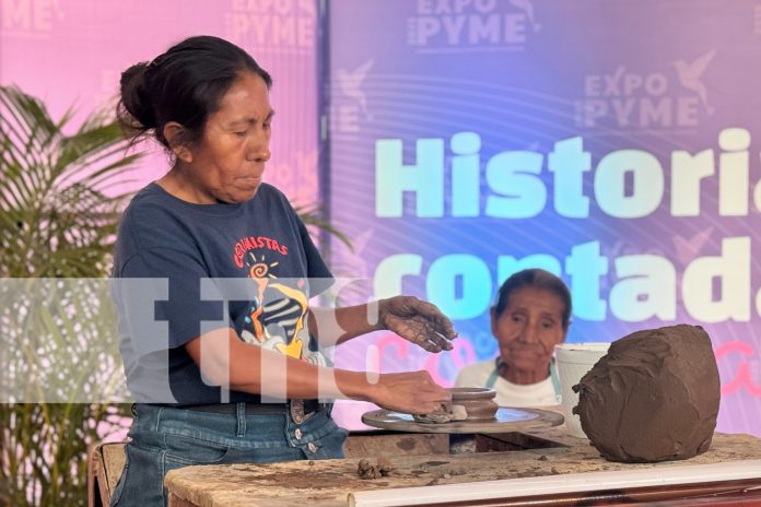 Foto: Artesanía nicaragüense brilla con orgullo en la Expo Pyme 2025/TN8