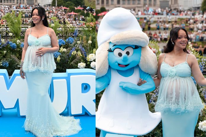 Foto: Rihanna presta su voz a Pitufina en la versión original en inglés/Cortesía Foto: Rihanna presta su voz a Pitufina en la versión original en inglés/Cortesía