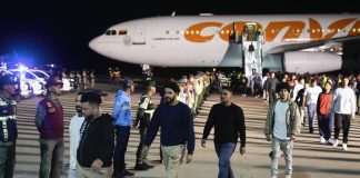 Foto: Llega a Venezuela un avión con 237 migrantes /Cortesía