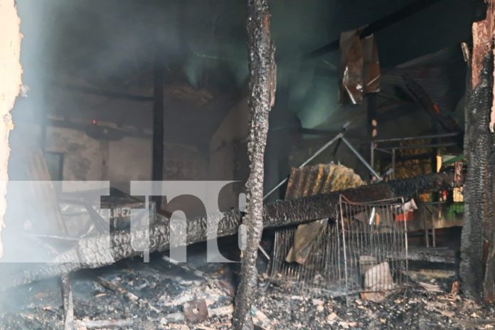 4 Foto:Emergencia en Ometepe: Incendio consume local en minutos/TN8