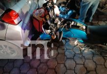 ¡Fatal choque en Jinotega! Motociclista muere y menor resulta herido Foto: Accidente en el barrio San Antonio del municipio de Jinotega/TN8