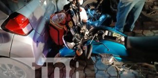 Foto: Accidente en el barrio San Antonio del municipio de Jinotega/TN8