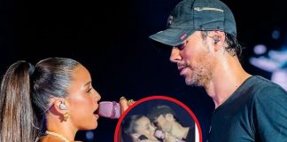 Foto: Enrique Iglesias y Emilia Mernes protagonizaron un momento/ Cortesía