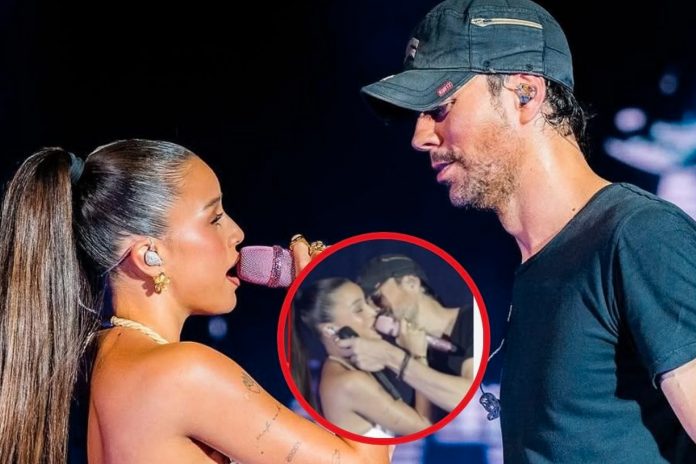 Foto: Enrique Iglesias y Emilia Mernes protagonizaron un momento/ Cortesía