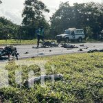 Viaje sin regreso: Motociclistas en Juigalpa fallecen en violento choque Foto: Carretera que conduce de Juigalpa hacia Managua/ TN8