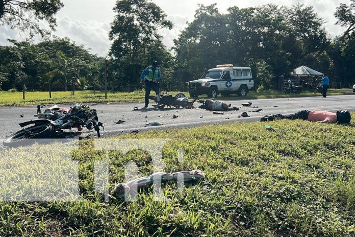 Foto: Carretera que conduce de Juigalpa hacia Managua/ TN8