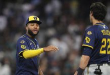 Cerveceros, primer equipo de la Nacional en alcanzar las 60 victorias milwaukee, brewers, cerveceros,
