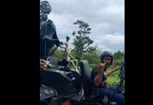 ¿Mad Max o La Cegua? Biker sorprende a Nicaragua con su moto del terror (VIDEO) Foto: Sujeto en Nicaragua con una moto temática en la esfera del terror