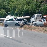 Foto: Accidente en la carretera Nueva a León, Managua/ TN8