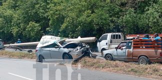 Foto: Accidente en la carretera Nueva a León, Managua/ TN8