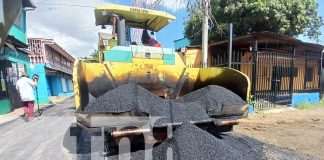 Foto: Barrio 8 de Marzo celebra nuevas calles asfaltadas /TN8