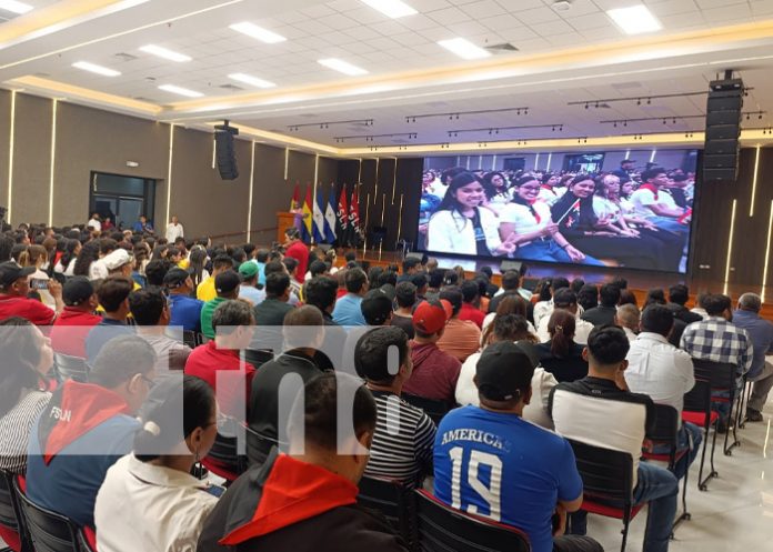 Foto: Nuevo auditorio Carlos Martínez en la UNAN-Managua / TN8