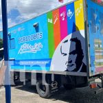 Bibliobús y centro cultural nuevecito en Linda Vista, Managua