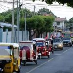 Nicaragua: Caponeros, taxistas y trabajadores por cuenta propia saludan el 46/19 Foto: Festejo del 46/19 con caponeros y taxistas / TN8