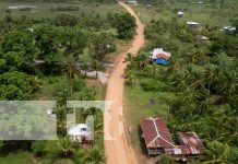 Puerto Cabezas inaugura 24 kms de caminos productivos en Twi Waupasa Foto: Mejoramiento de caminos en el Caribe Norte / TN8