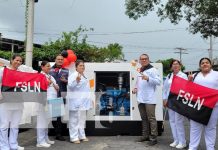 Foto: Cadena de frío con entrega de generadores eléctricos para vacunas en Nicaragua / TN8
