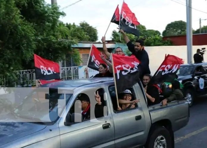 Foto: Dianas en barrios de Managua por la celebración del 46/19 Foto: Dianas en barrios de Managua por la celebración del 46/19