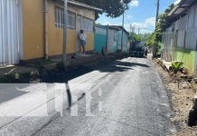 Foto: Nuevas calles en el barrio B-15, Managua / TN8